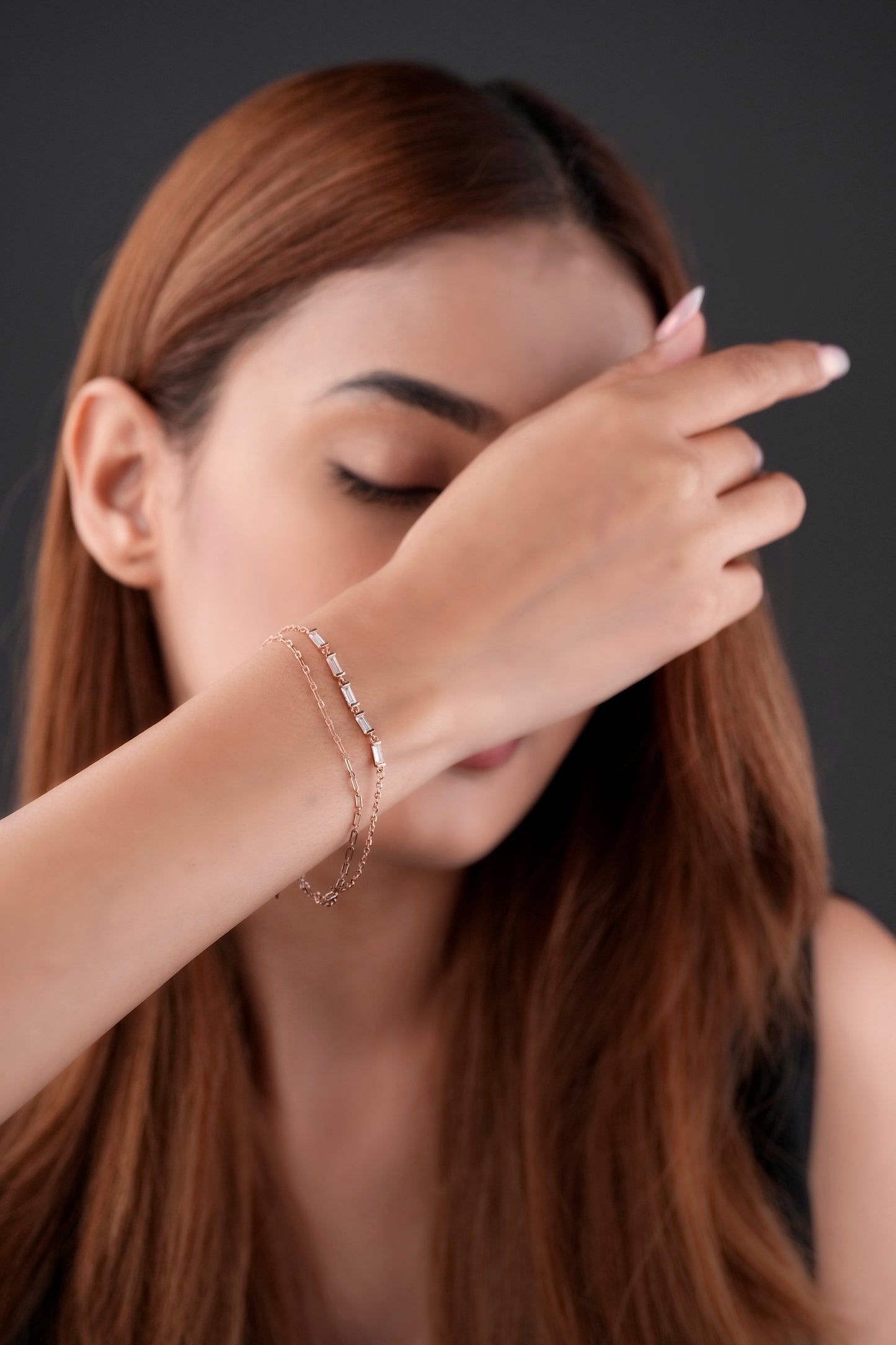 Golden veil bracelet