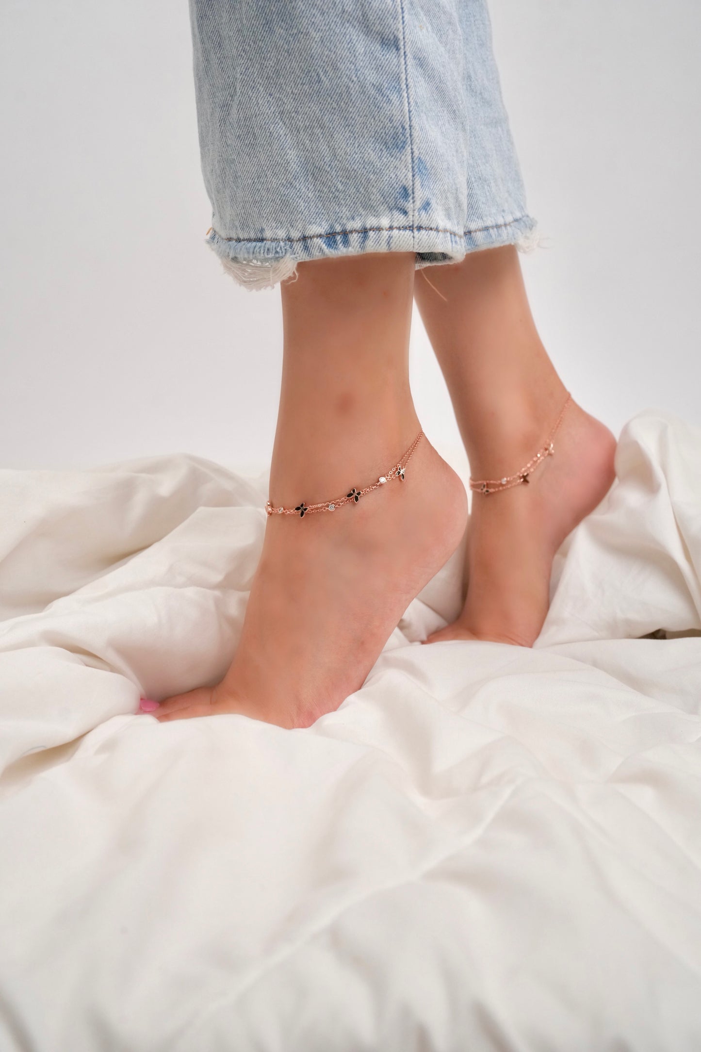 Butterfly breeze anklets