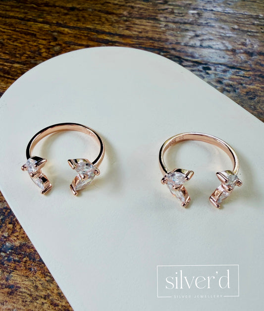 Soft steps toe rings