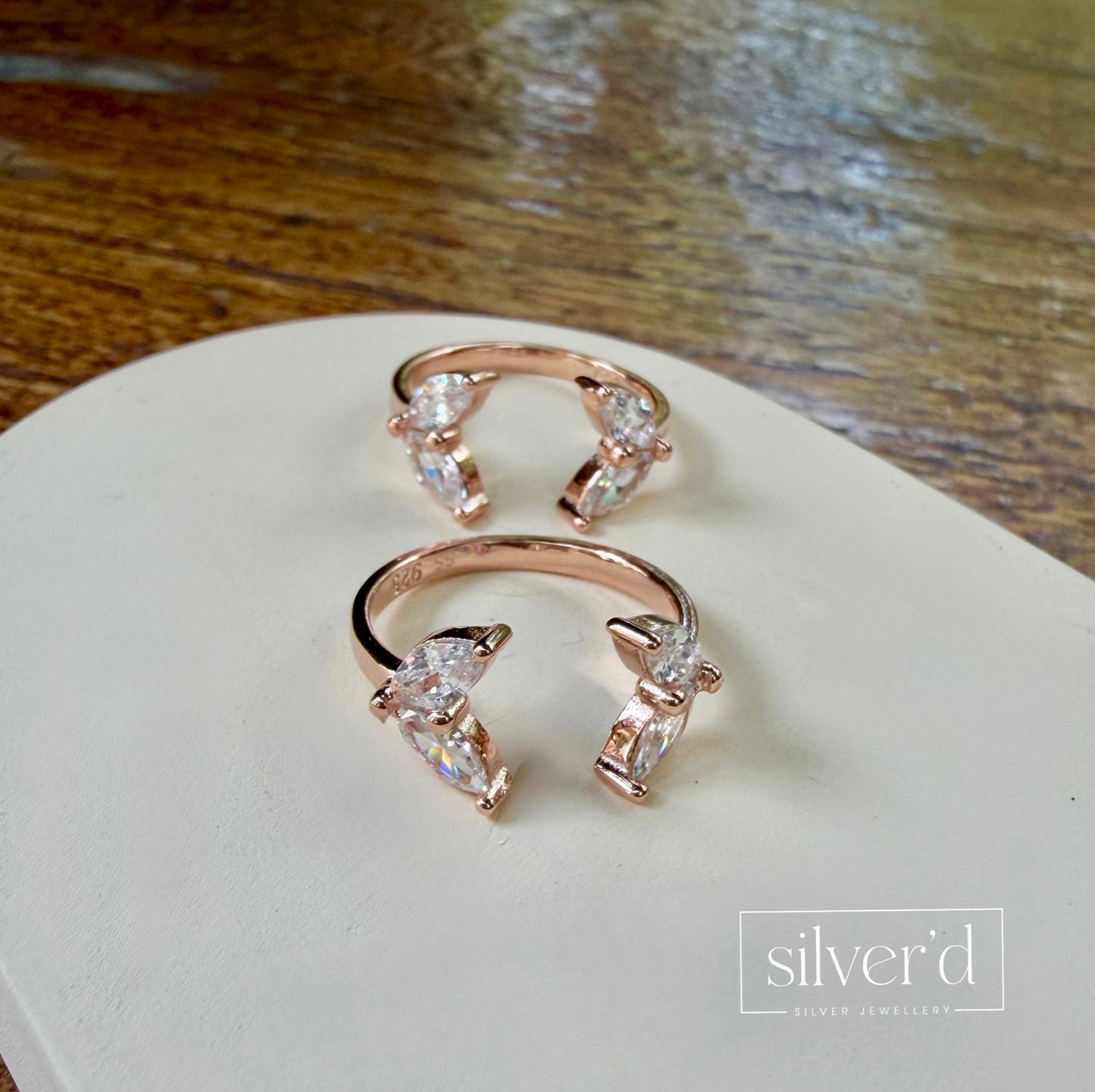 Soft steps toe rings
