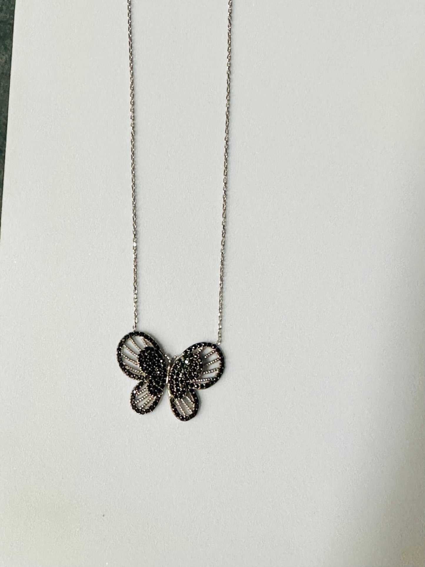 Dainty butterfly necklace